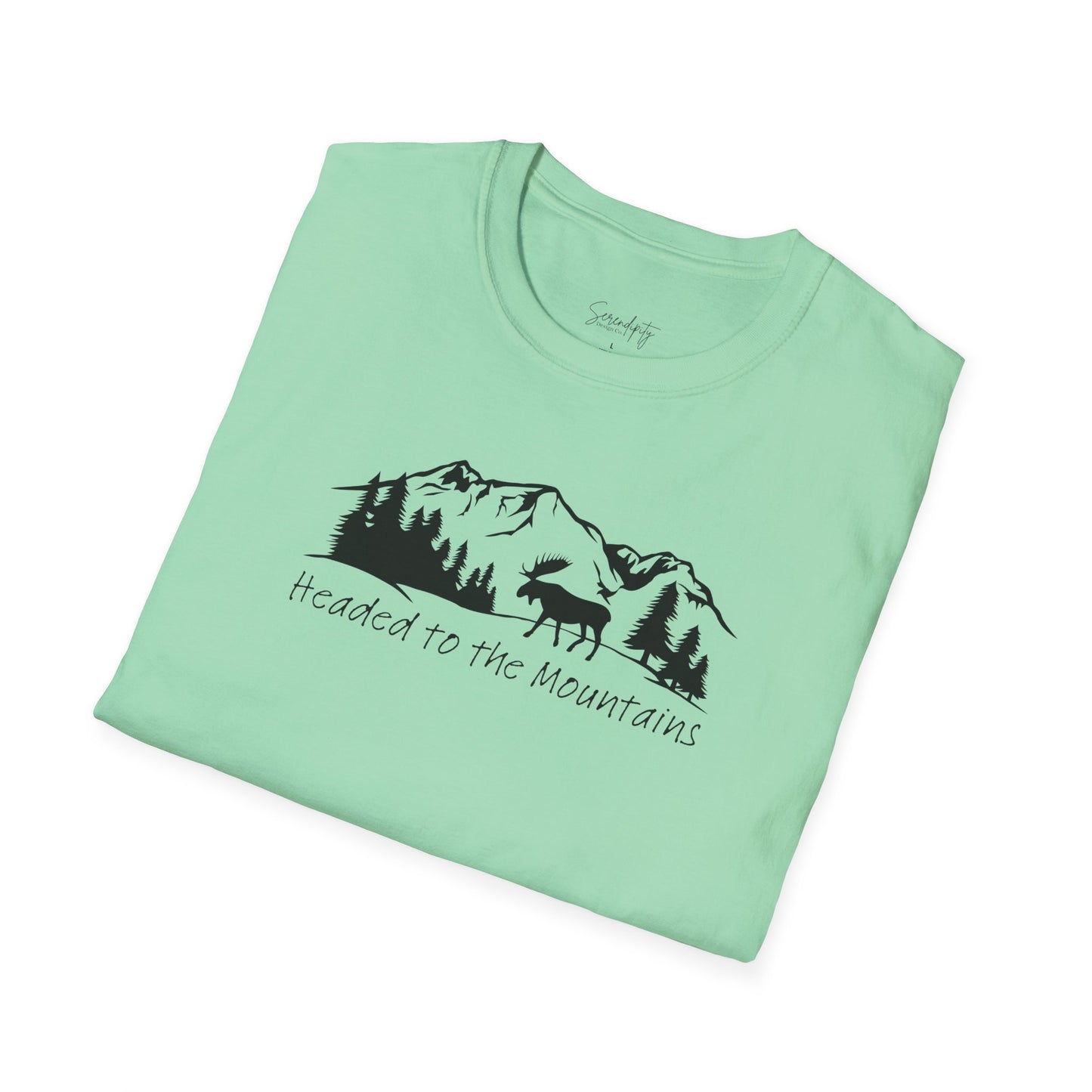 Headed to the Mountains Soft Style Tee