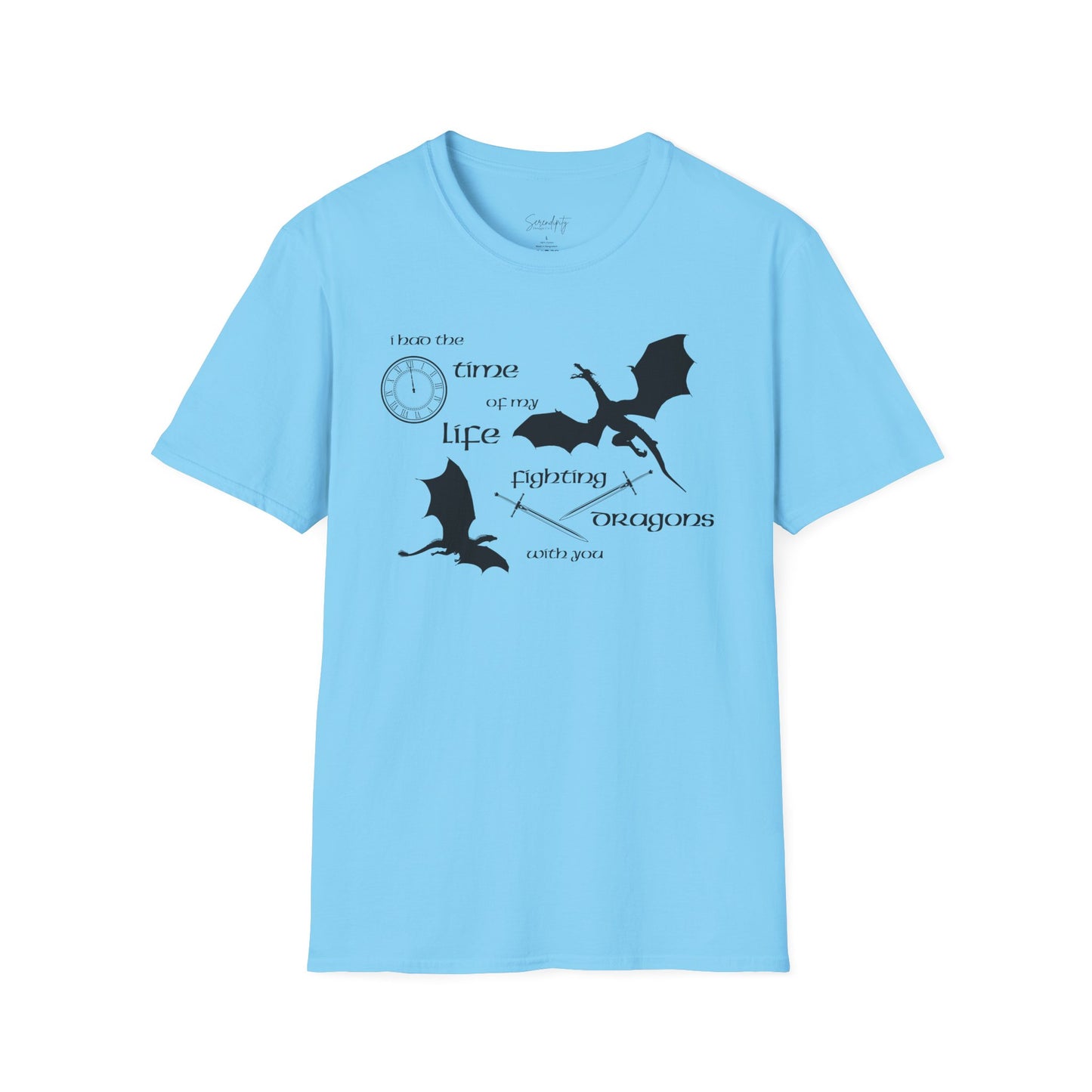 Fighting Dragons With You Soft Style Tee