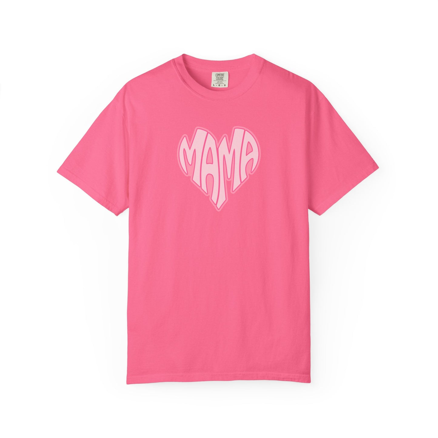 Mama Heart Comfort Colors Tee