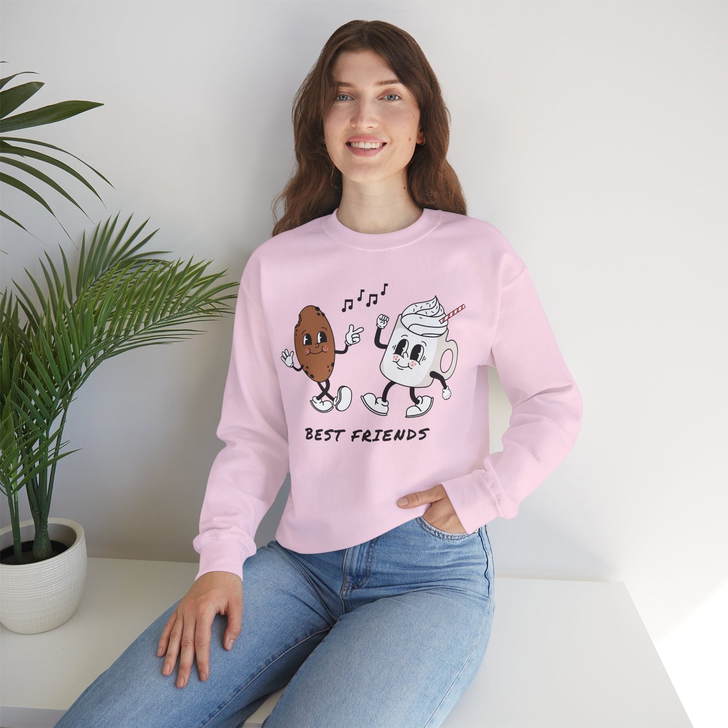 Milk & Cookies Best Friends Crewneck Sweatshirt