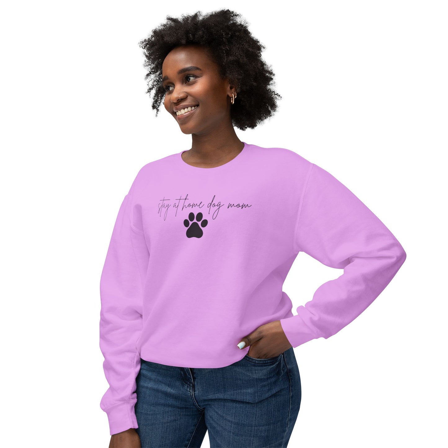 Stay At Home Dog Mom Comfort Colors Sweatshirt