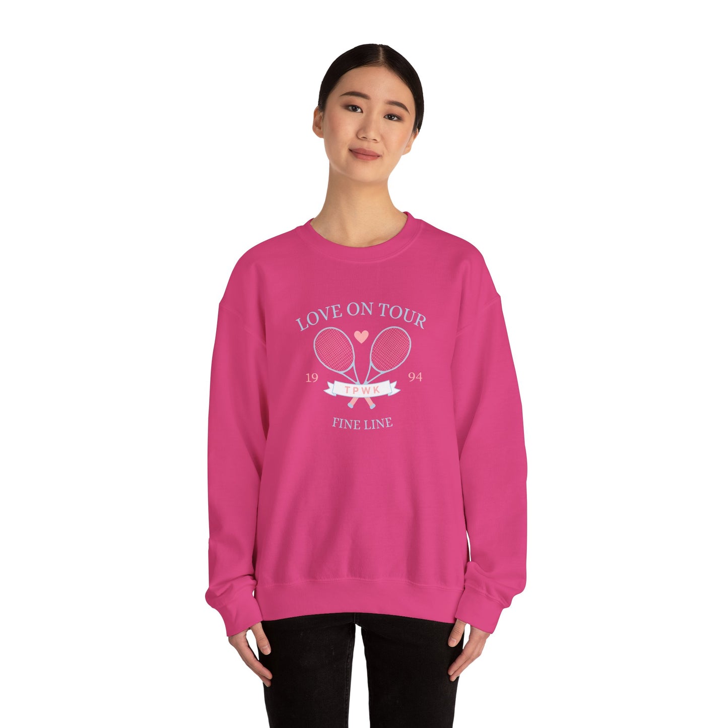 Fine Line Tennis Club Unisex Crewneck