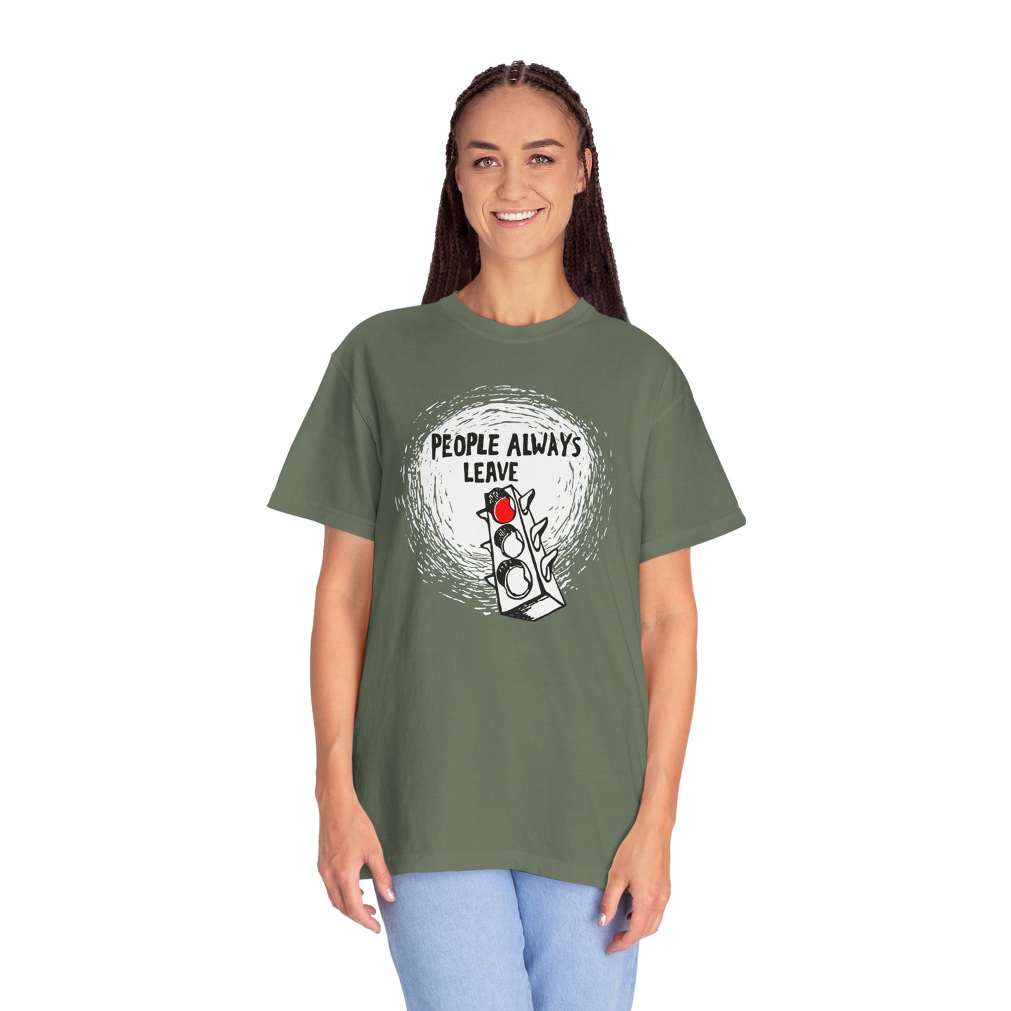 People Always Leave Comfort Colors Tee