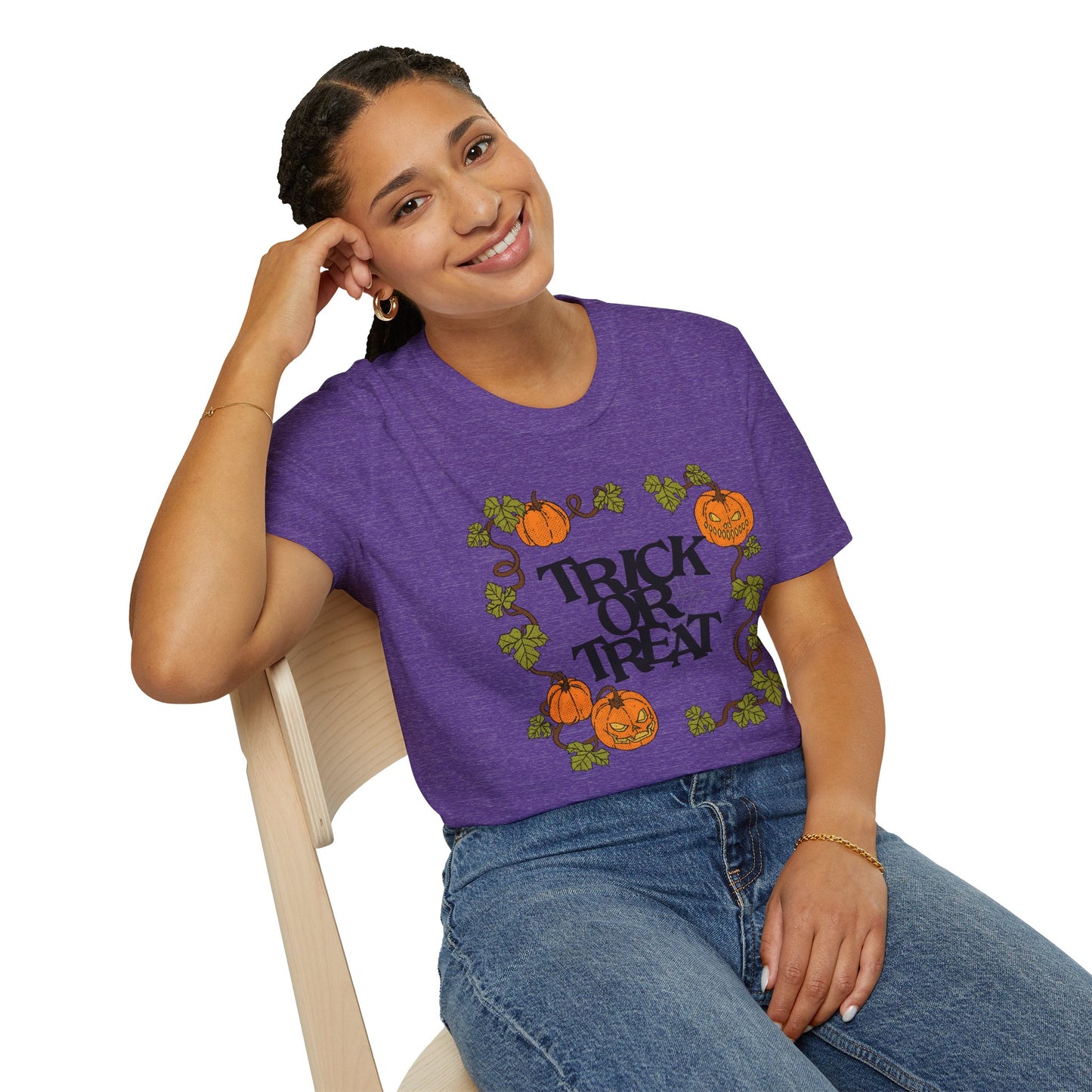 Vintage Trick or Treat Soft Style Tee