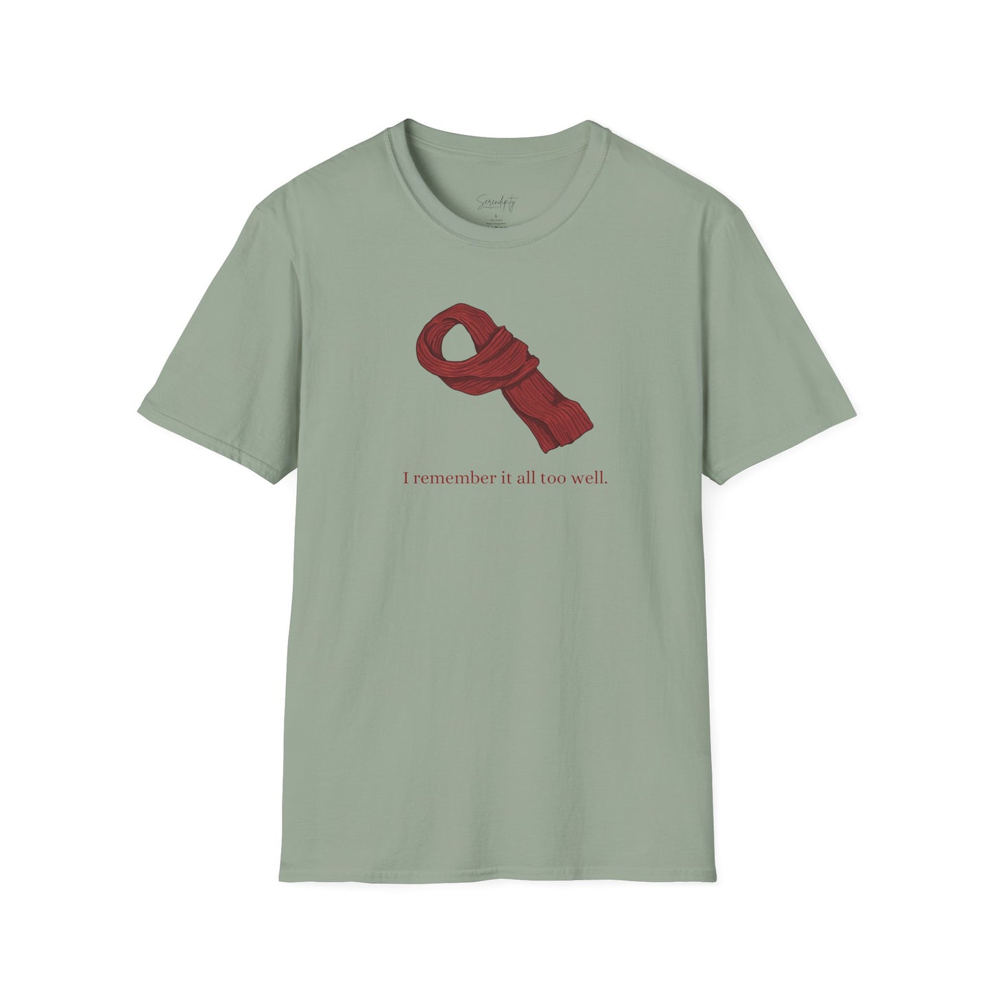 Red Scarf Soft Style Tee