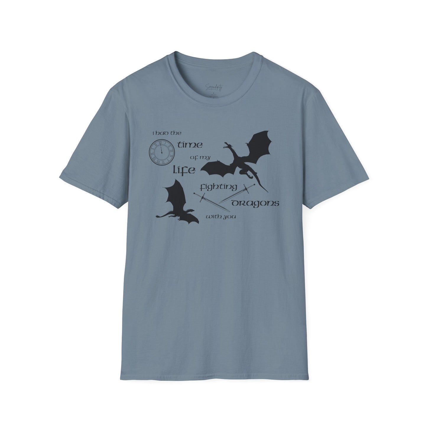 Fighting Dragons With You Soft Style Tee