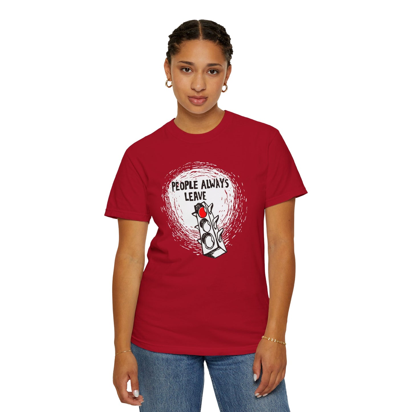 People Always Leave Comfort Colors Tee