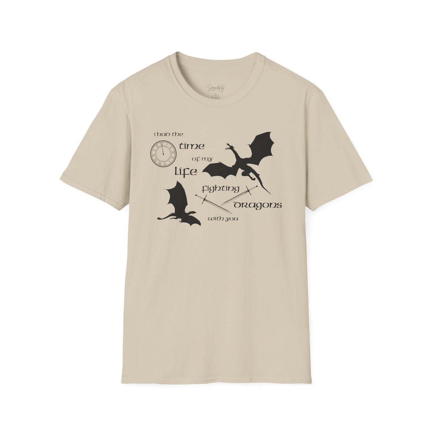 Fighting Dragons With You Soft Style Tee