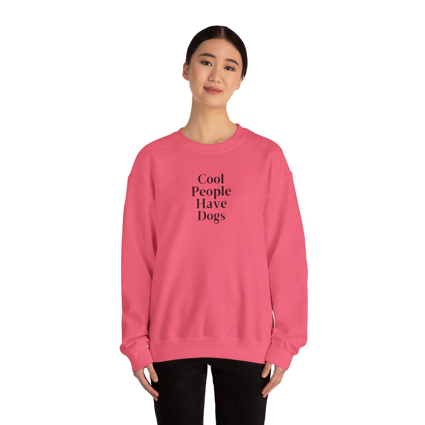 Cool People Have Dogs Unisex Crewneck
