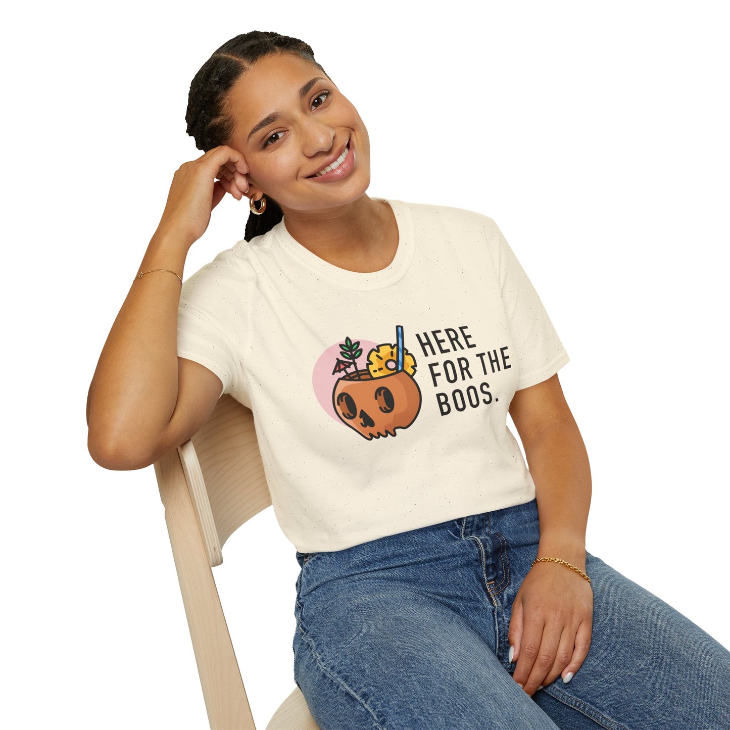 Here For The Boos Soft Style Tee