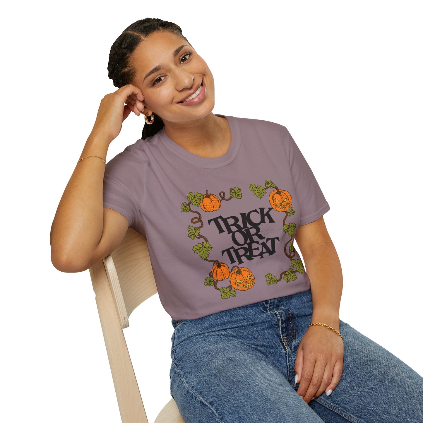 Vintage Trick or Treat Soft Style Tee