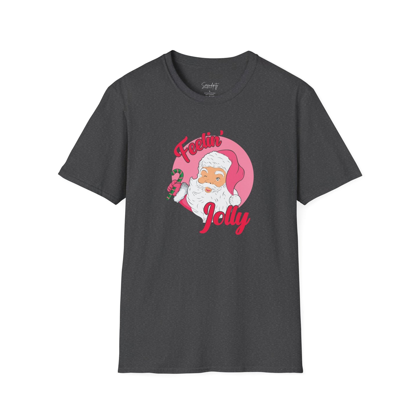 Feelin' Jolly Santa Soft Style Tee