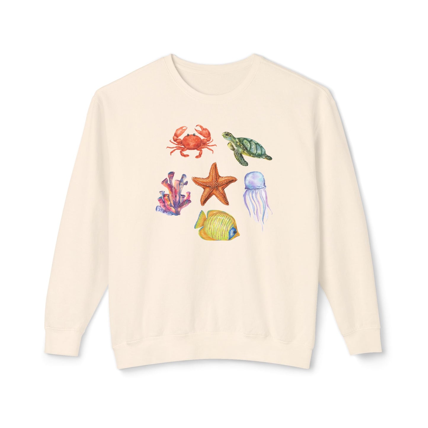 Ocean Creatures Comfort Colors Sweatshirt