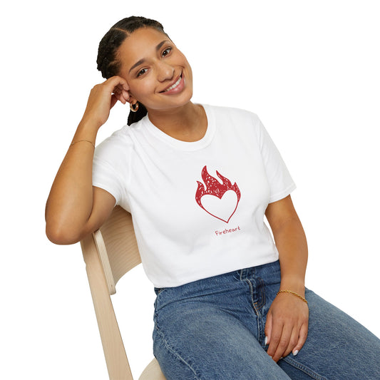 Fireheart Hand-drawn Soft Style Tee