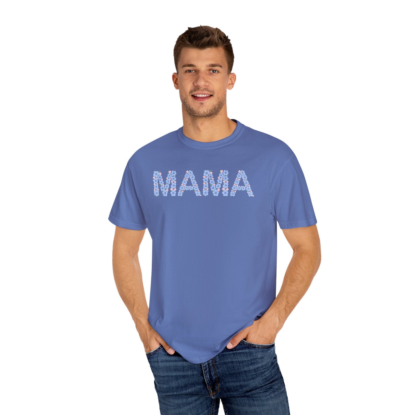 Mama Floral Comfort Colors Tee
