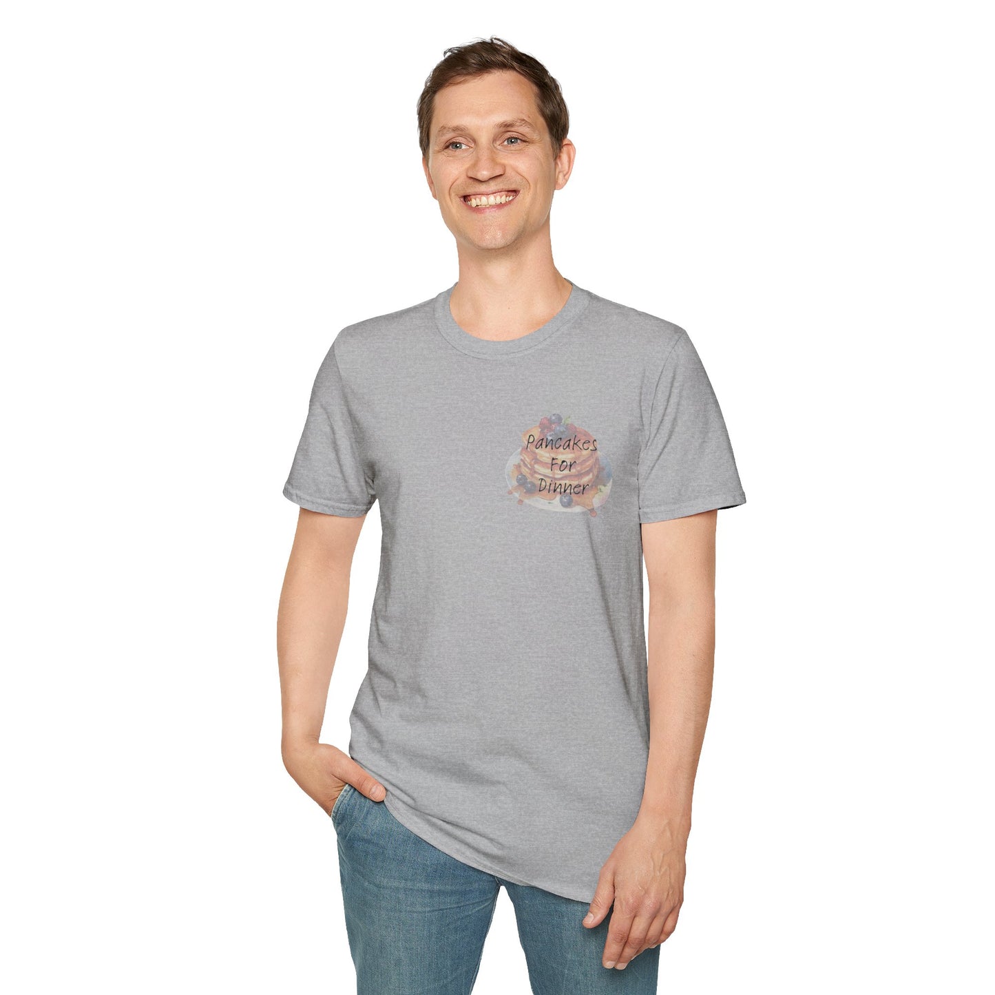 Pancakes for Dinner Soft Style Tee