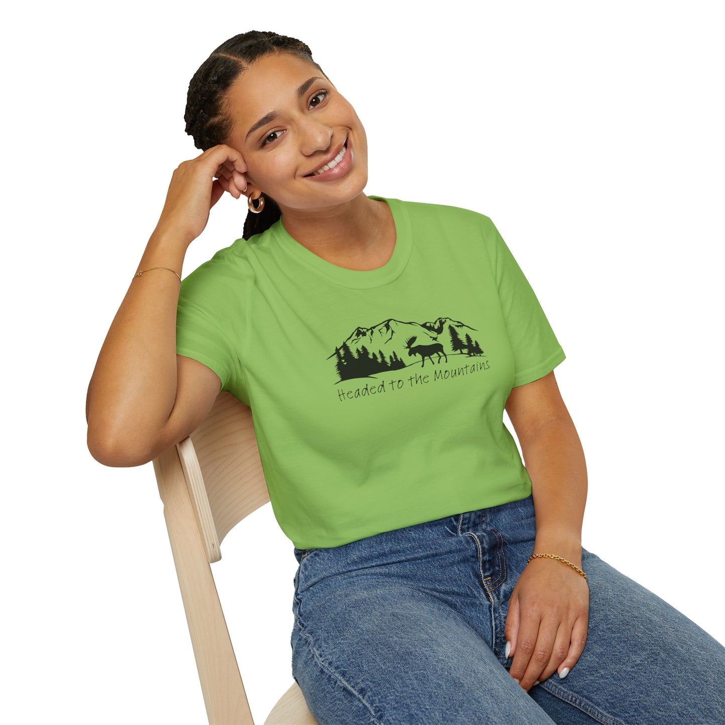 Headed to the Mountains Soft Style Tee
