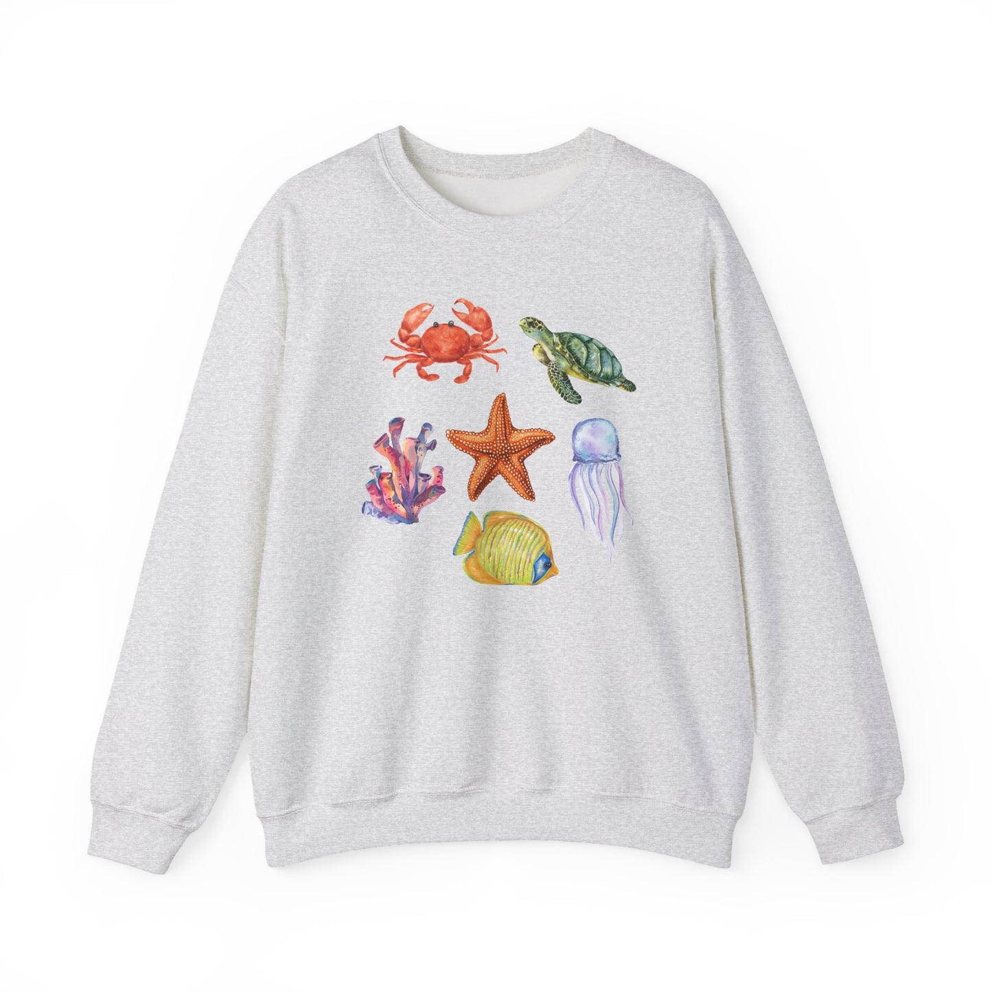 Ocean Creatures Crewneck Sweatshirt
