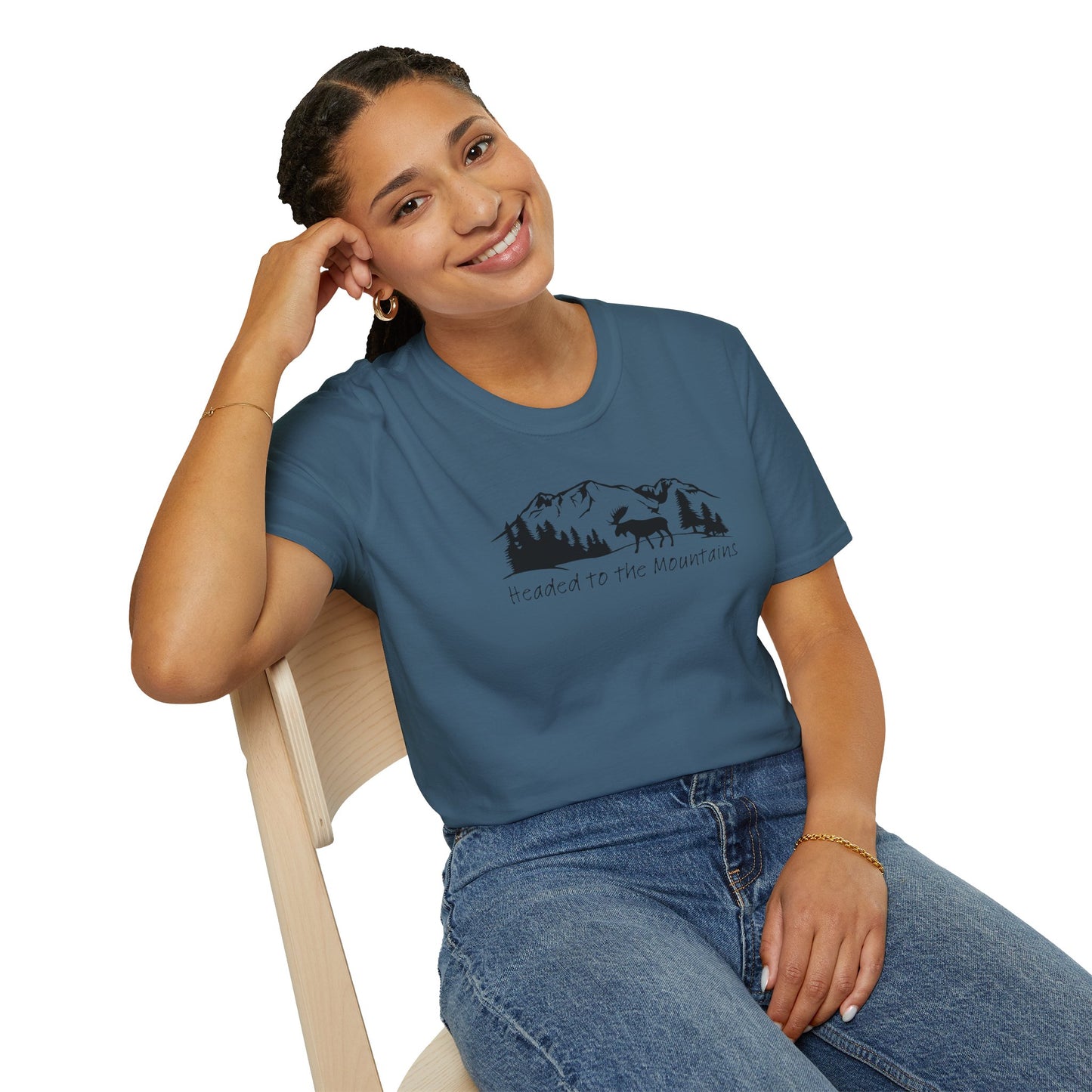 Headed to the Mountains Soft Style Tee