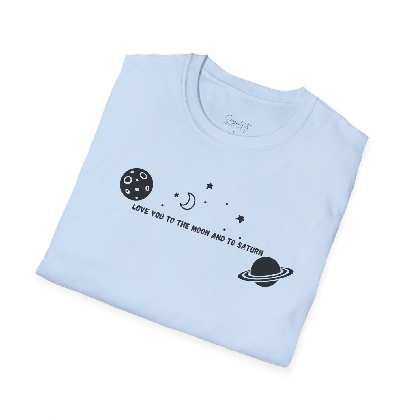 Love You to the Moon and to Saturn Soft Style Tee