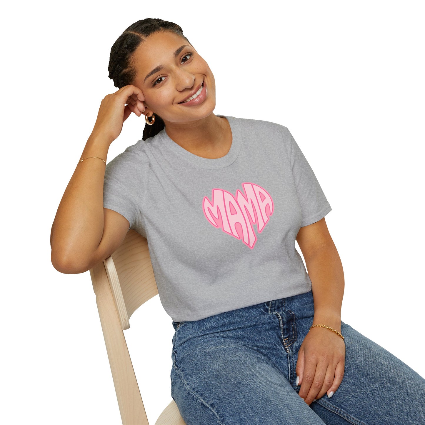 Mama Heart Soft Style Tee