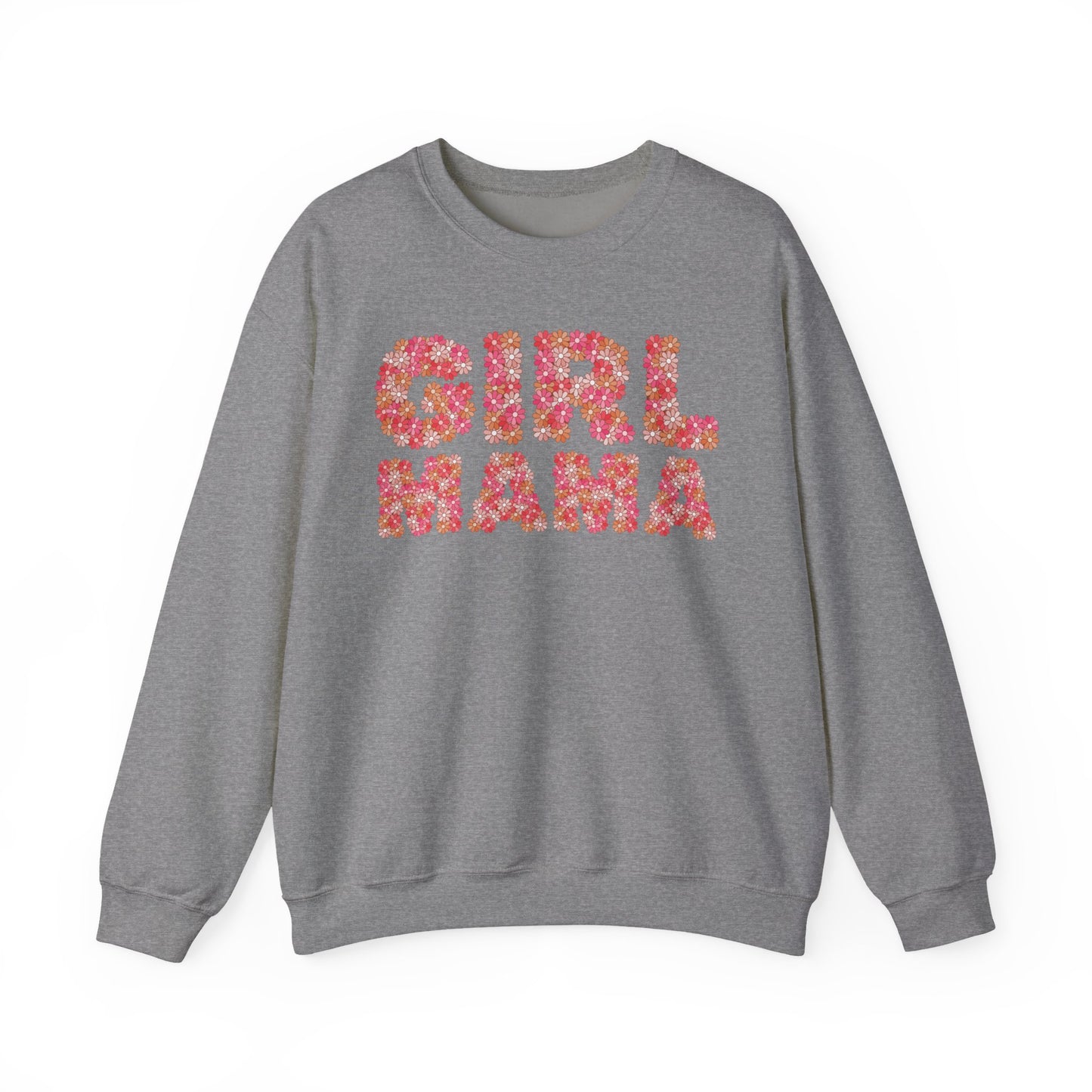 Girl Mama Floral Crewneck Sweatshirt