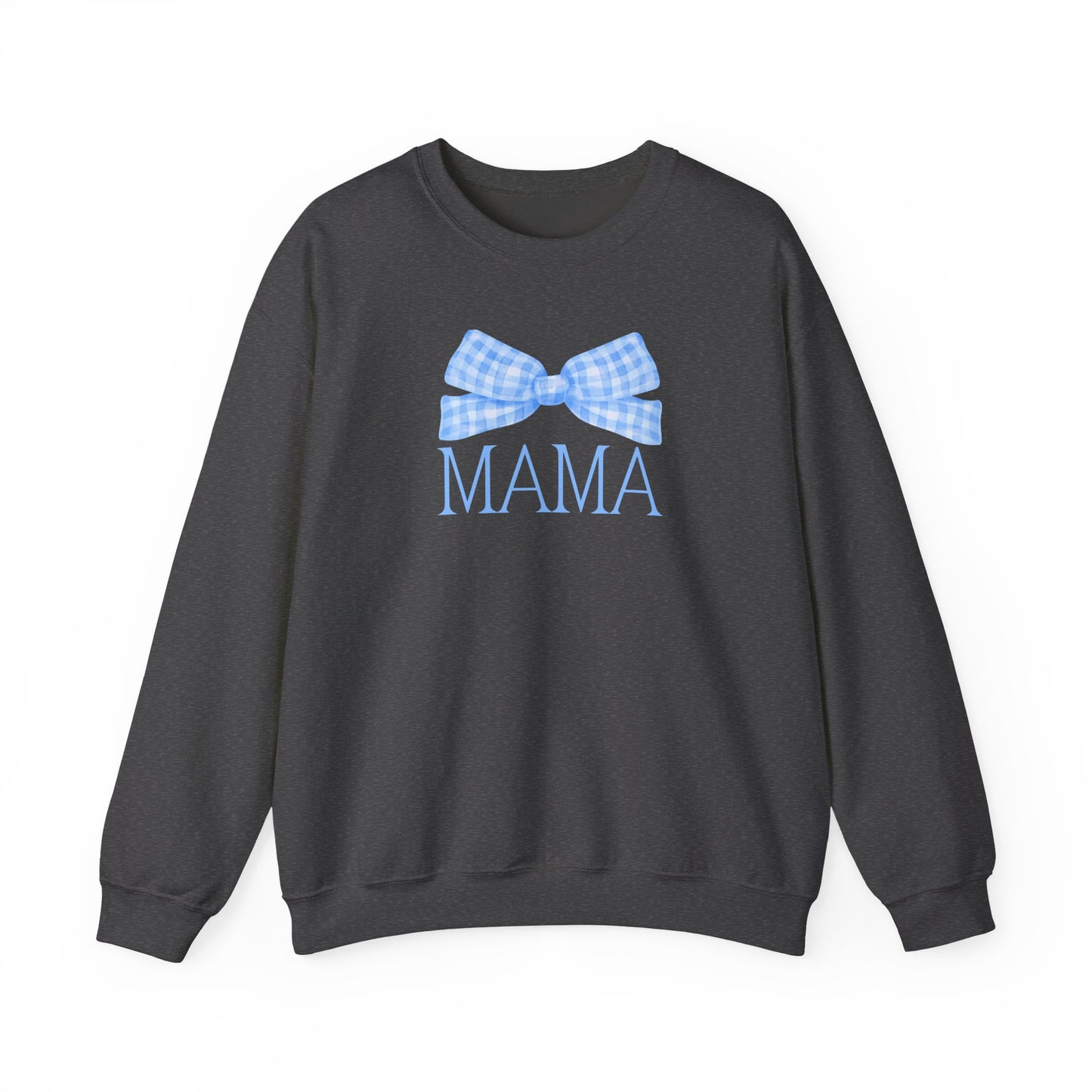 Blue Mama Bow Crewneck Sweatshirt