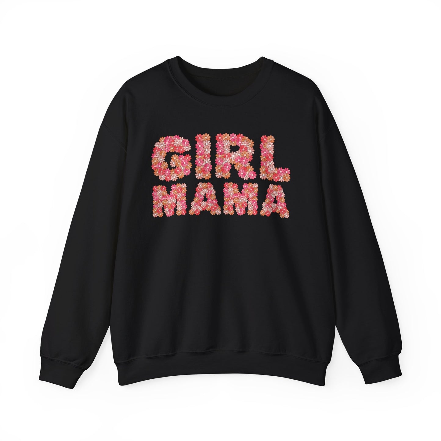 Girl Mama Floral Crewneck Sweatshirt