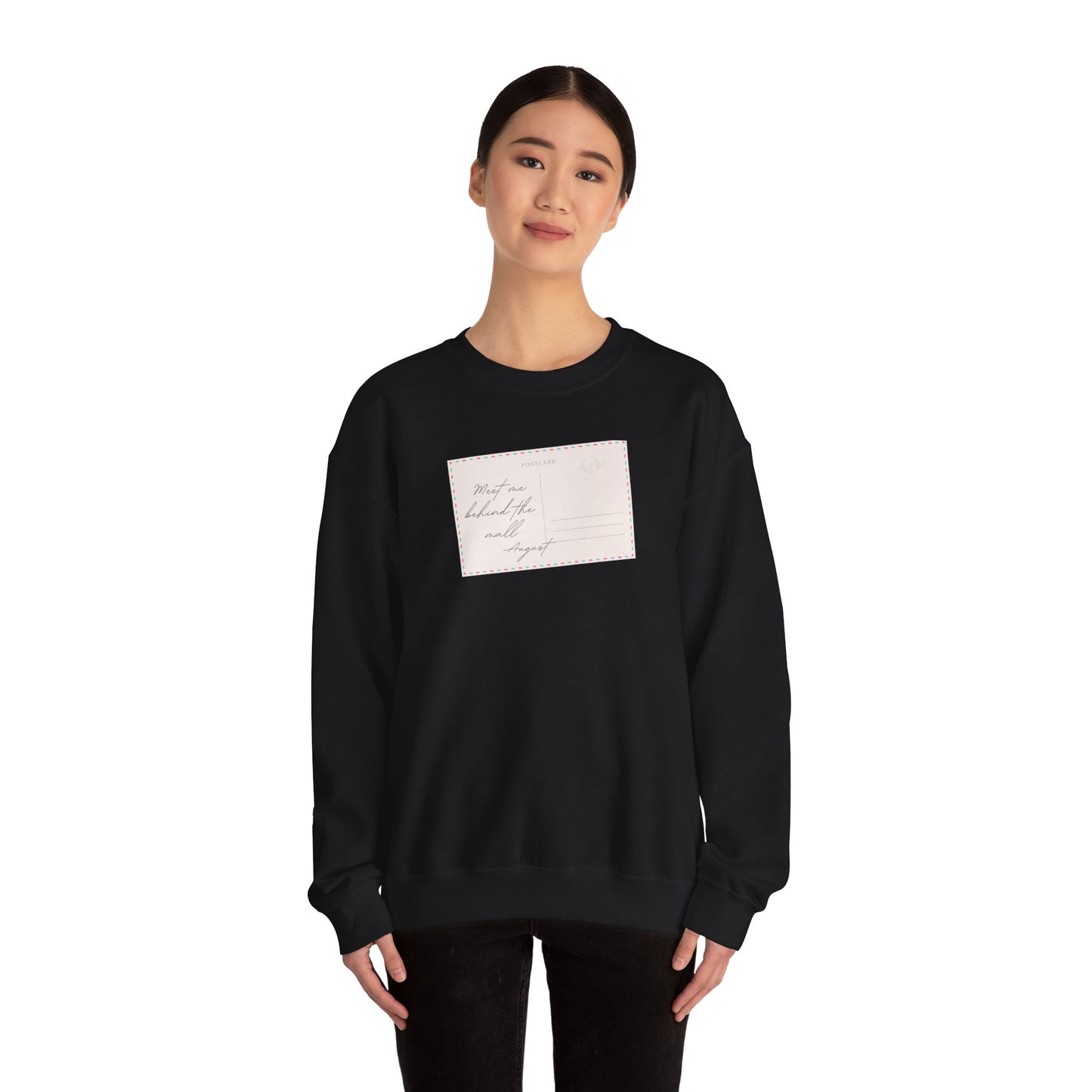 August Postcard Crewneck Sweatshirt