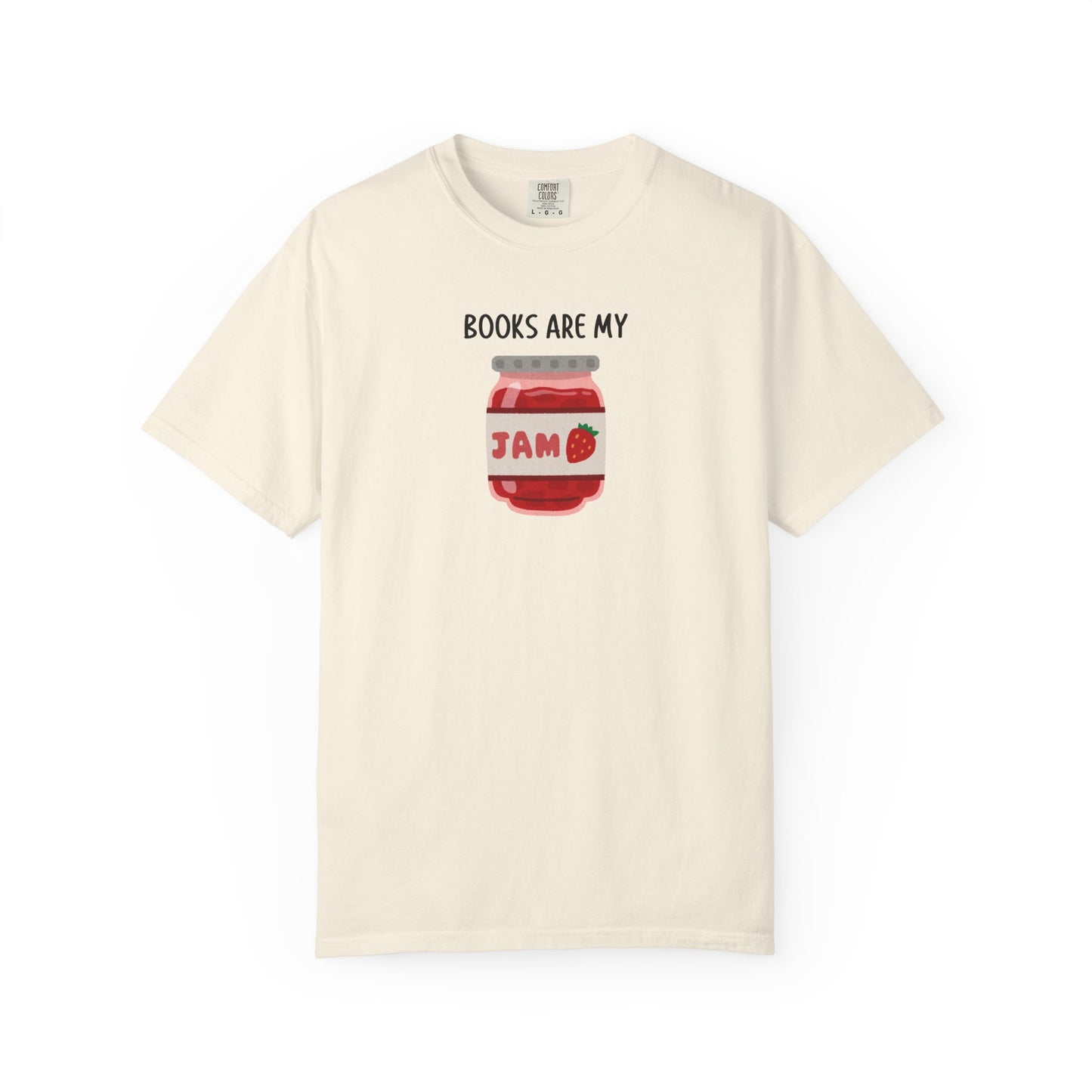 Books Are My Jam Comfort Colors Tee