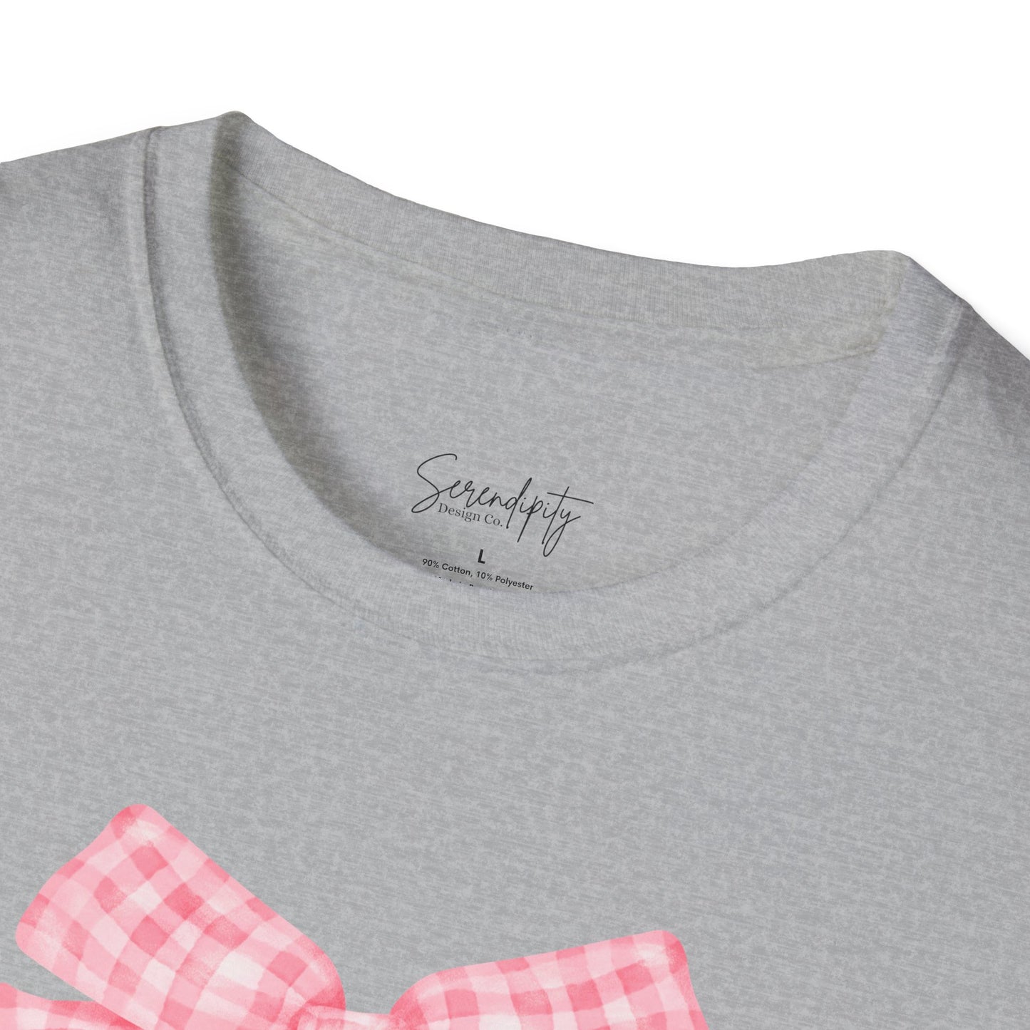 Mama Pink Bow Soft Style Tee