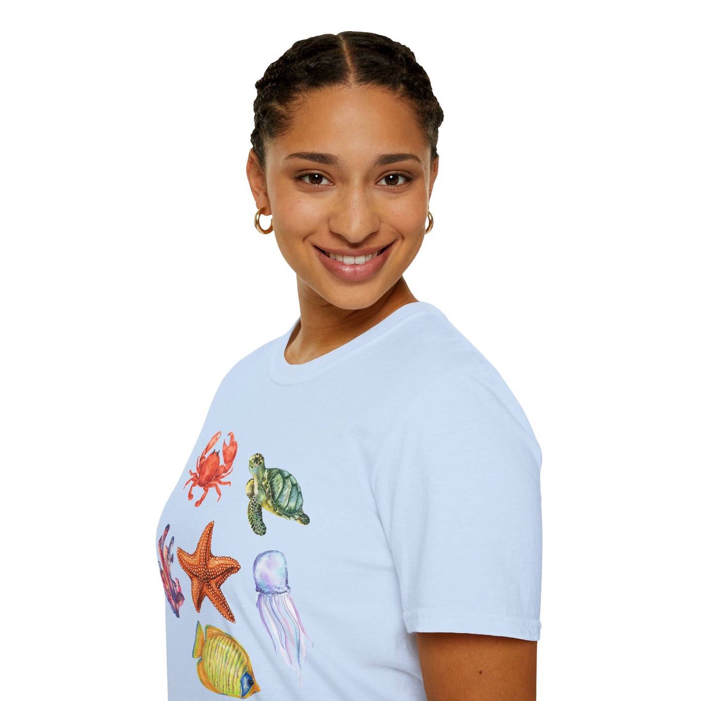 Ocean Creatures Soft Style Tee