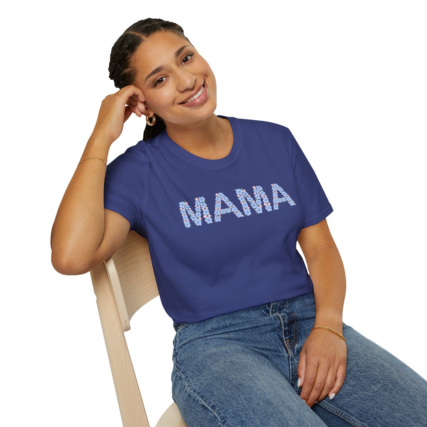 Mama Floral Soft Style Tee