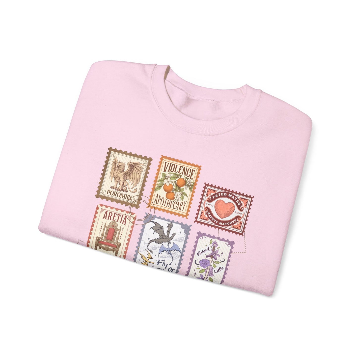 Fourth Wing Stamps Crewneck Sweatshirt