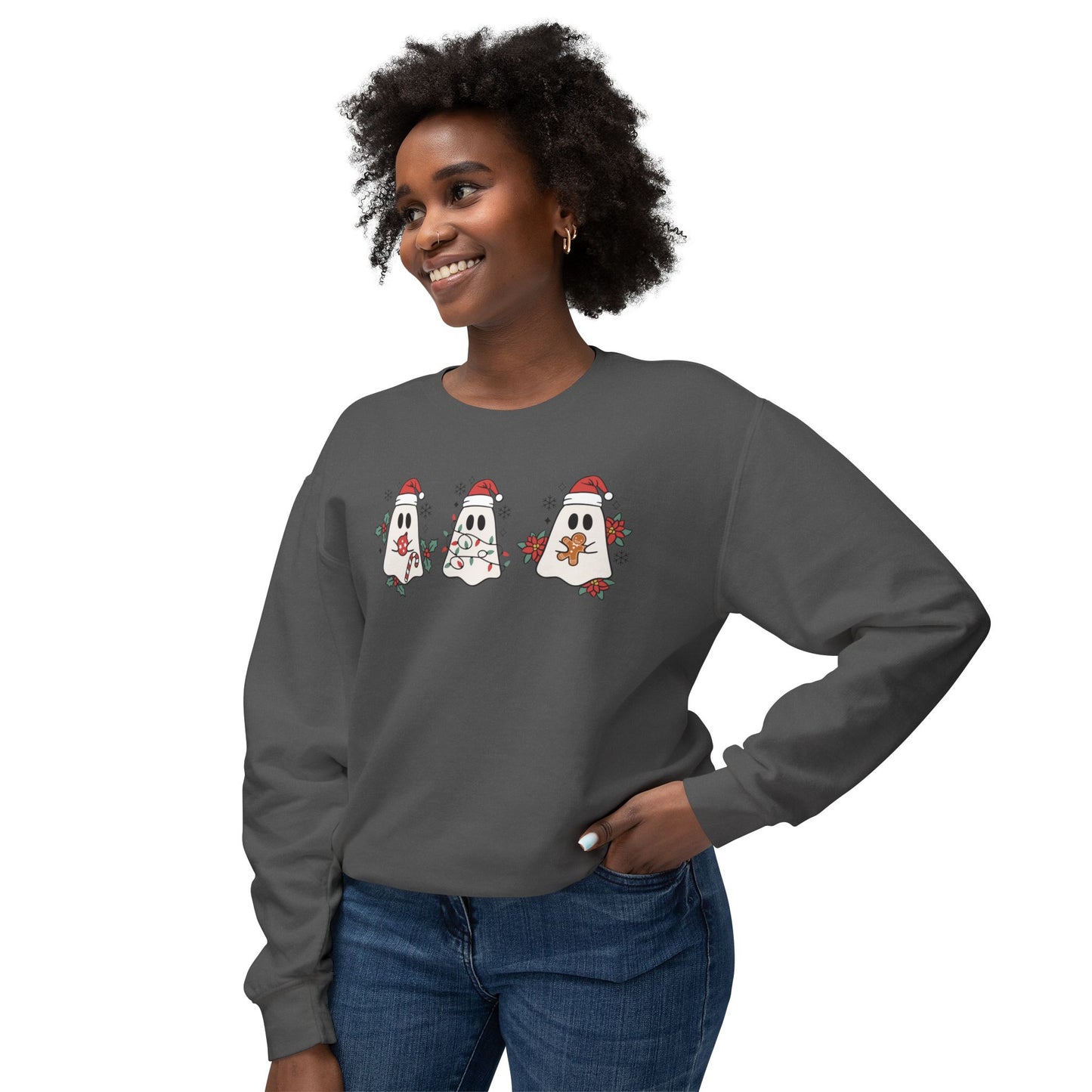 Christmas Ghosties Comfort Colors Sweatshirt