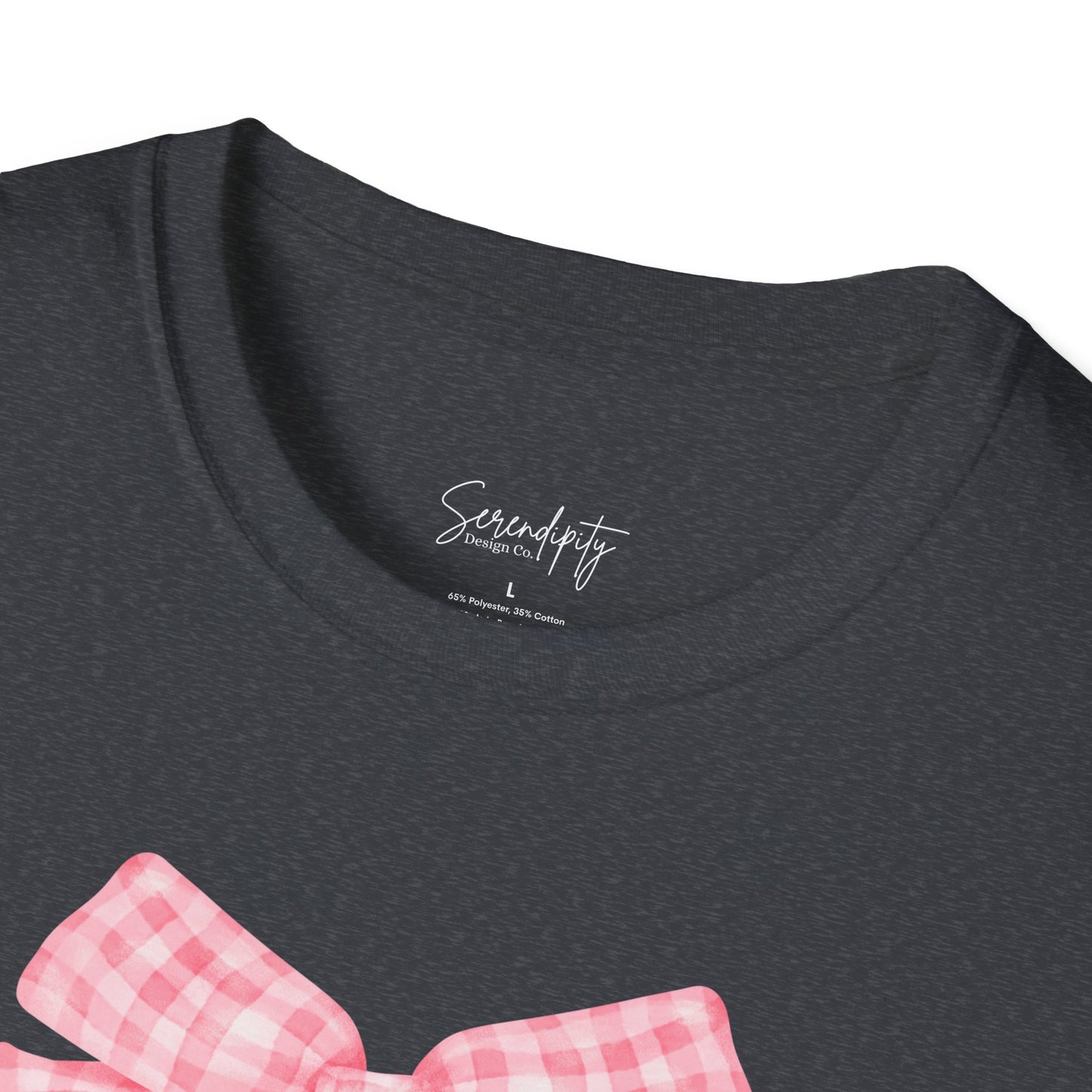 Mama Pink Bow Soft Style Tee