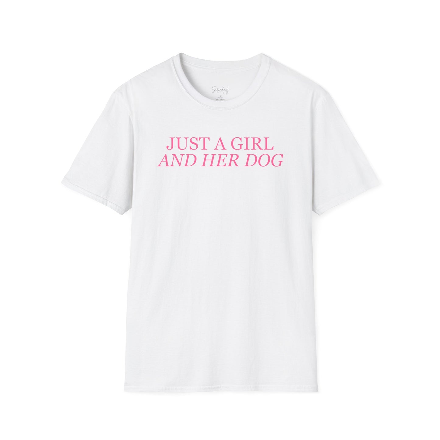 Just a Girl and Her Dog Soft Style Tee