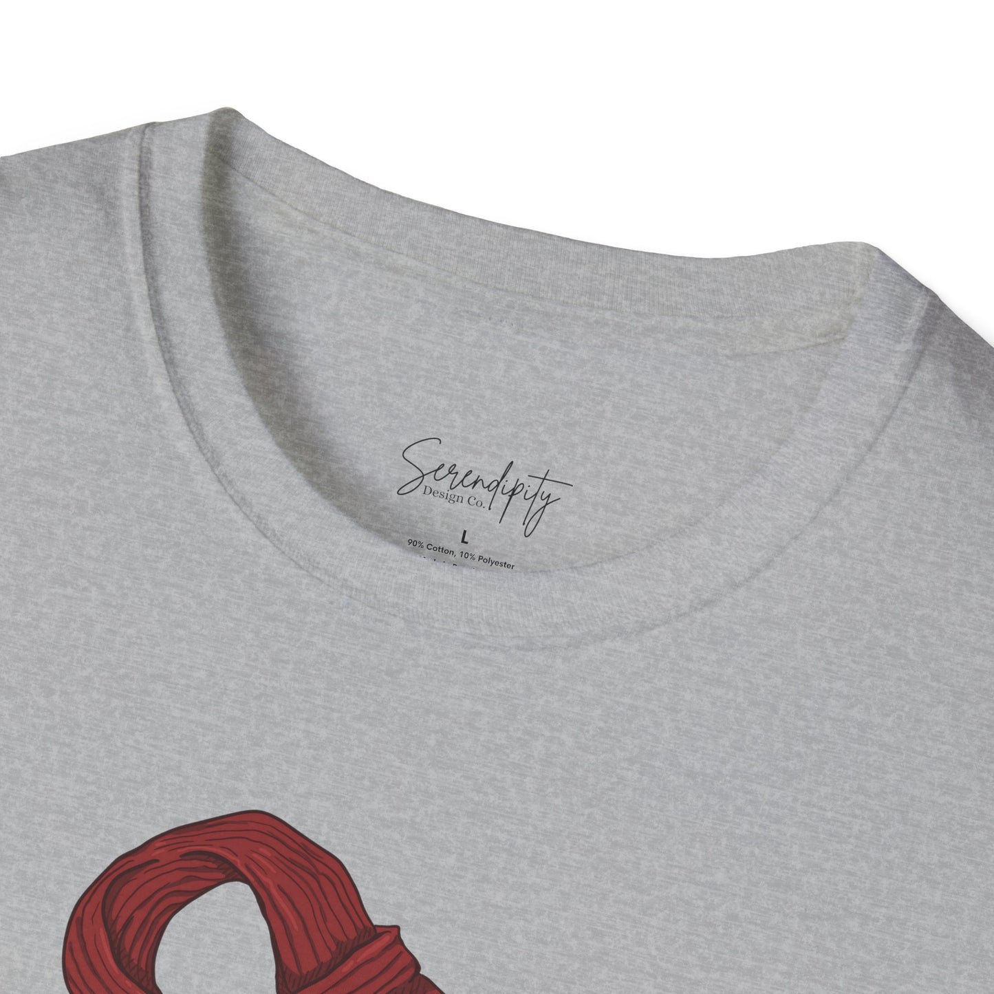 Red Scarf Soft Style Tee