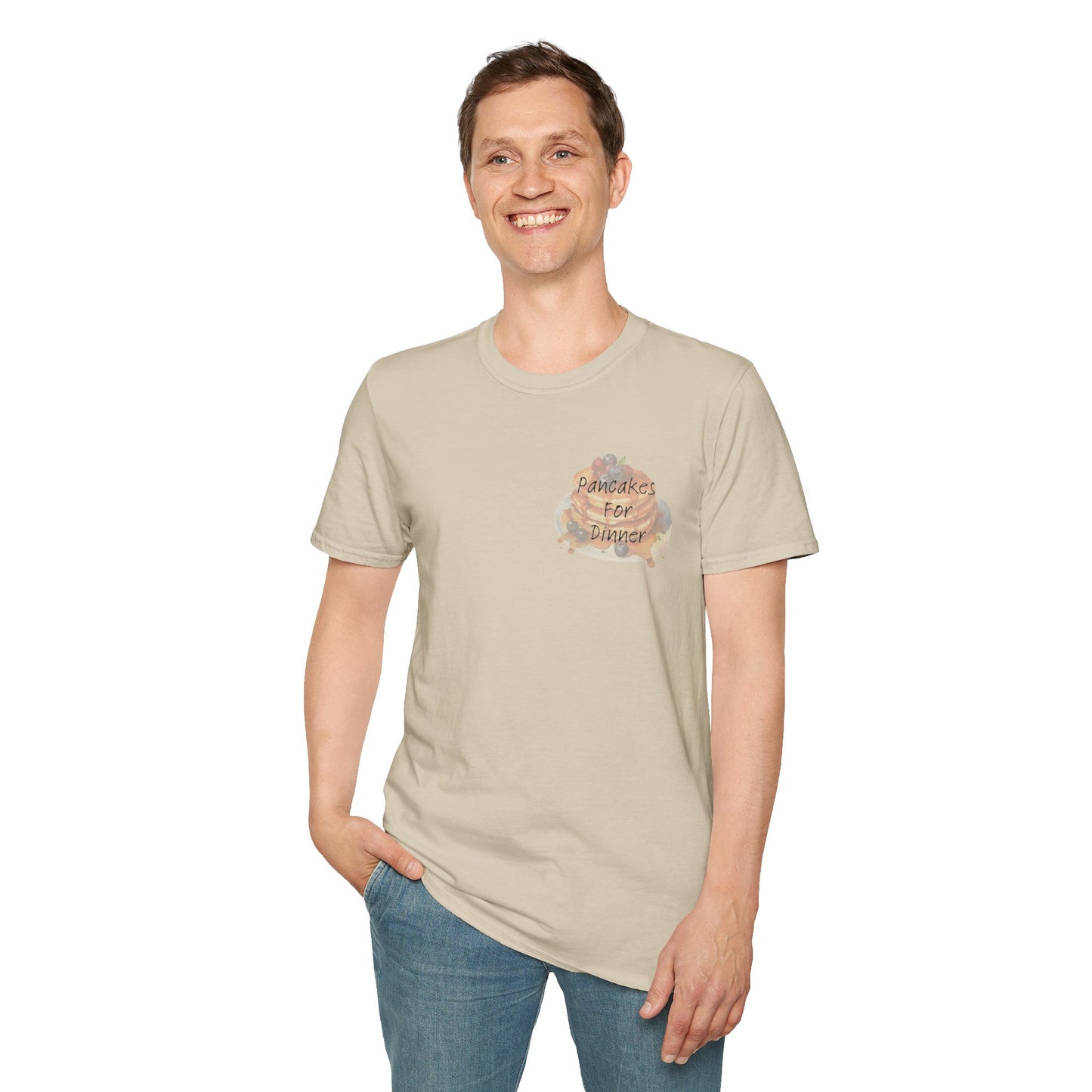 Pancakes for Dinner Soft Style Tee