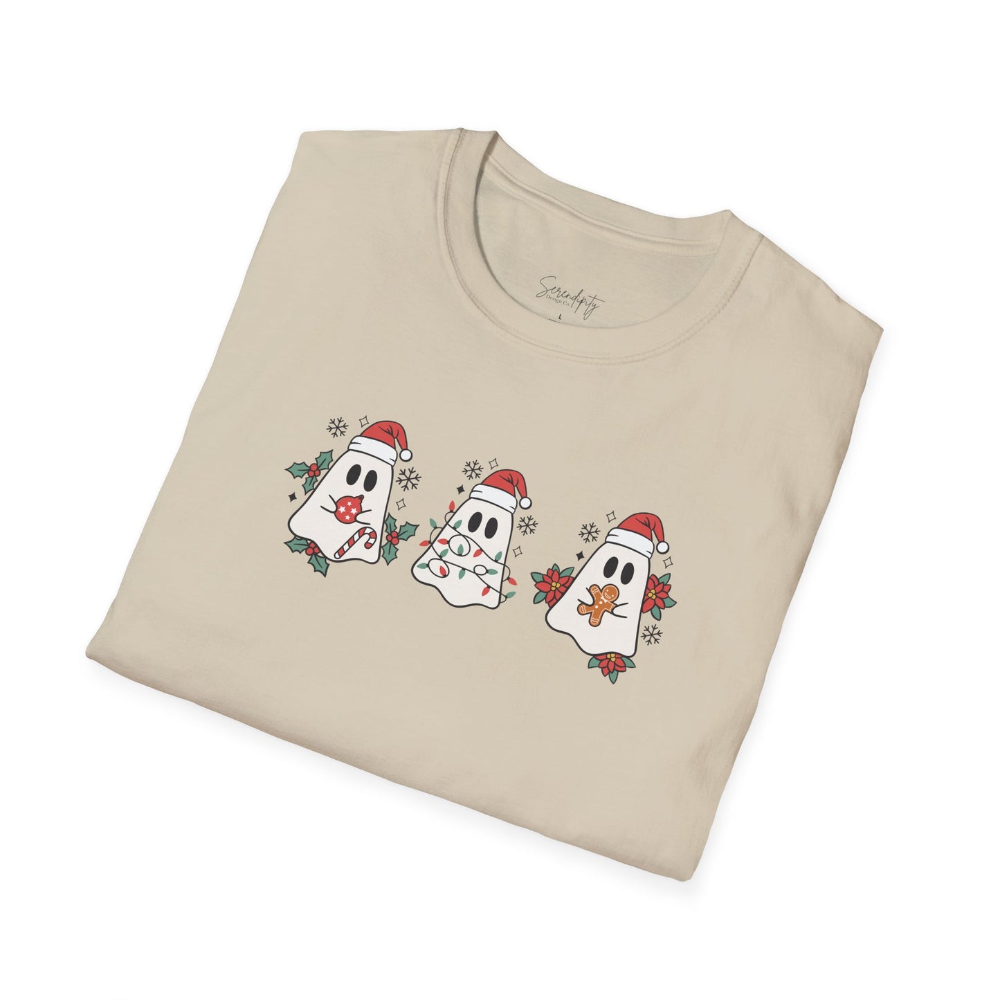 Christmas Ghosties Soft Style Tee