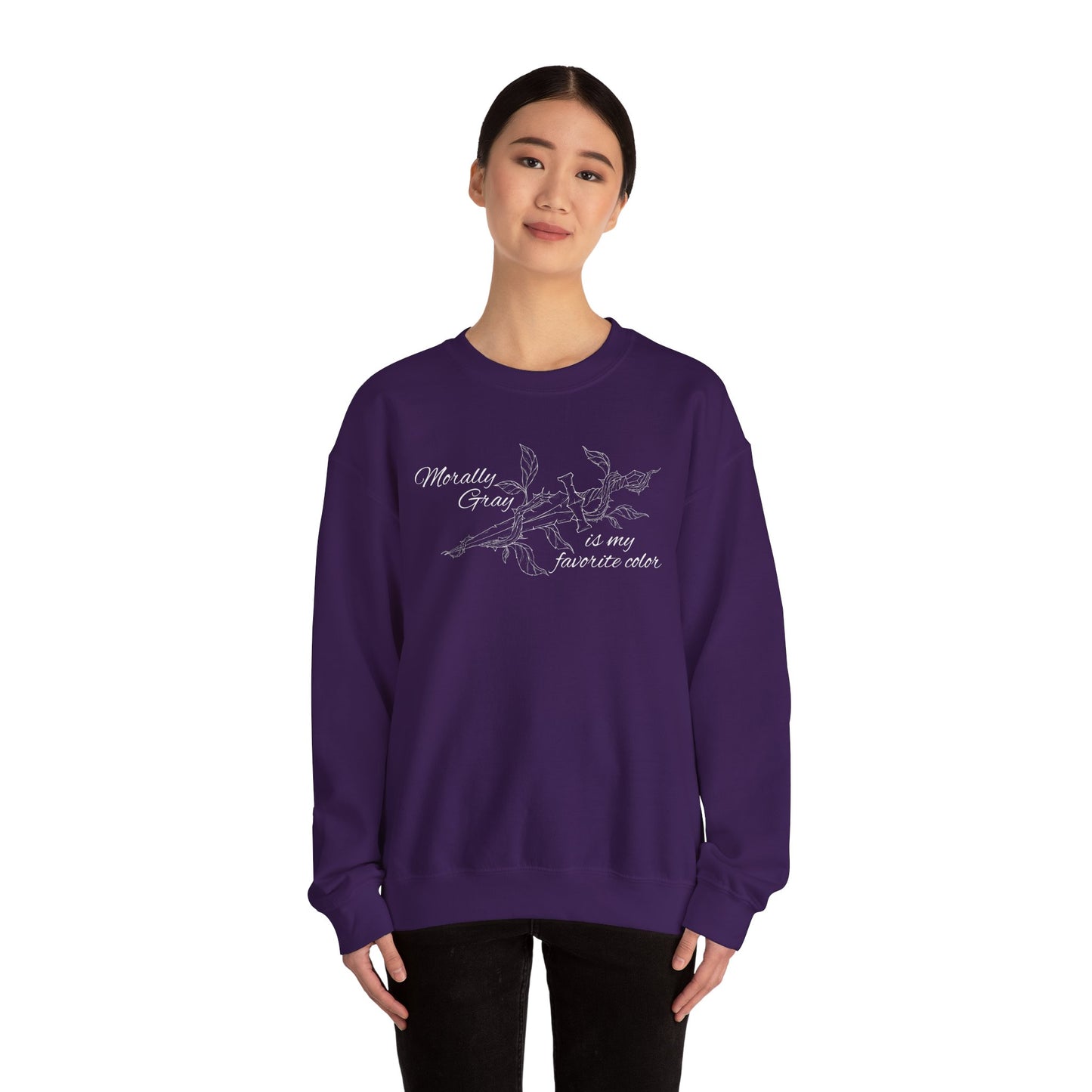 Morally Gray is My Favorite Color Crewneck Sweatshirt
