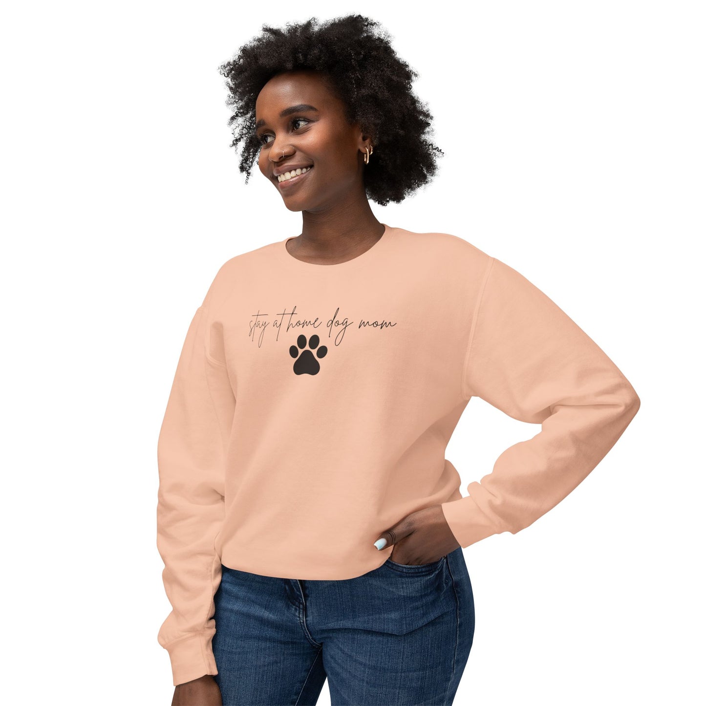 Stay At Home Dog Mom Comfort Colors Sweatshirt