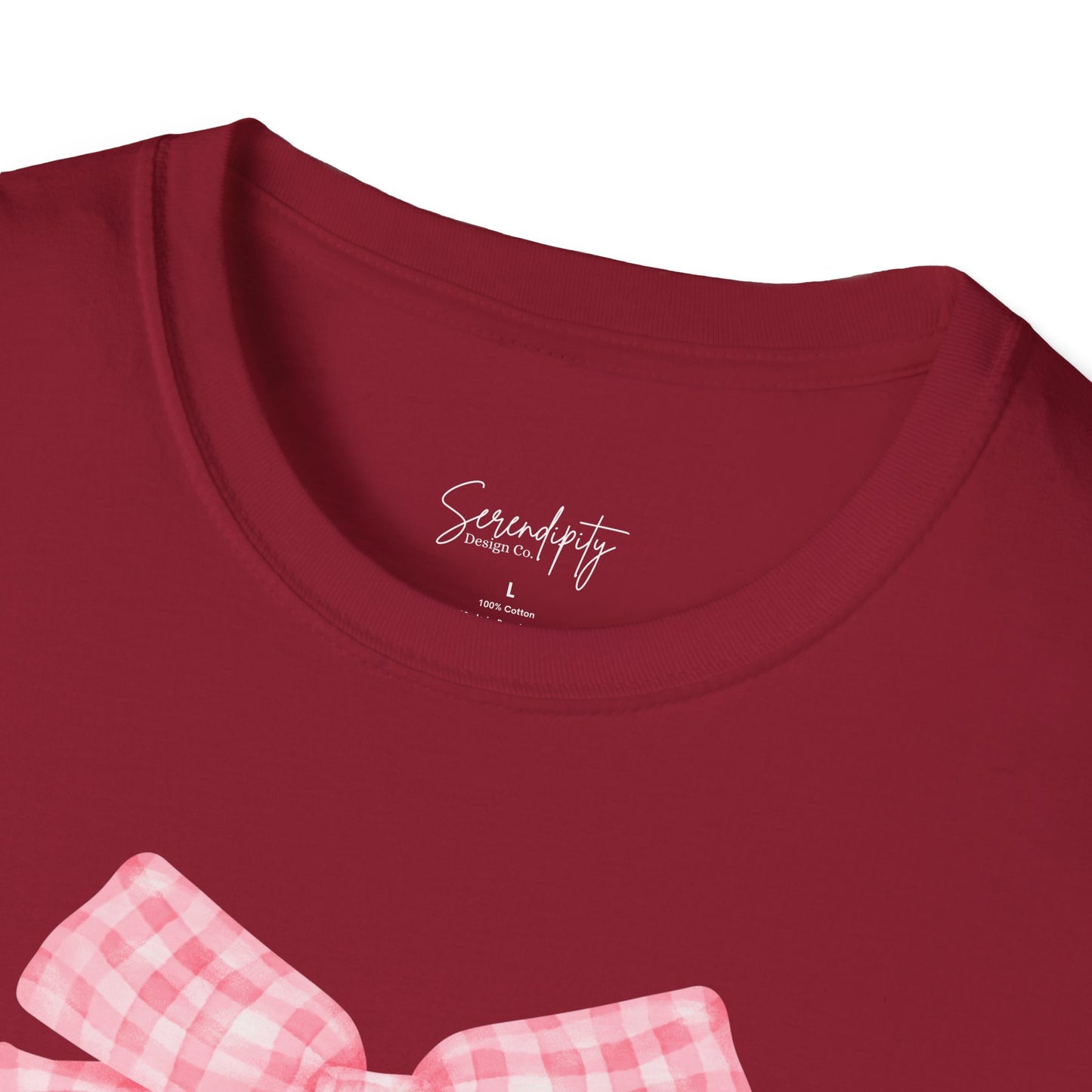 Mama Pink Bow Soft Style Tee