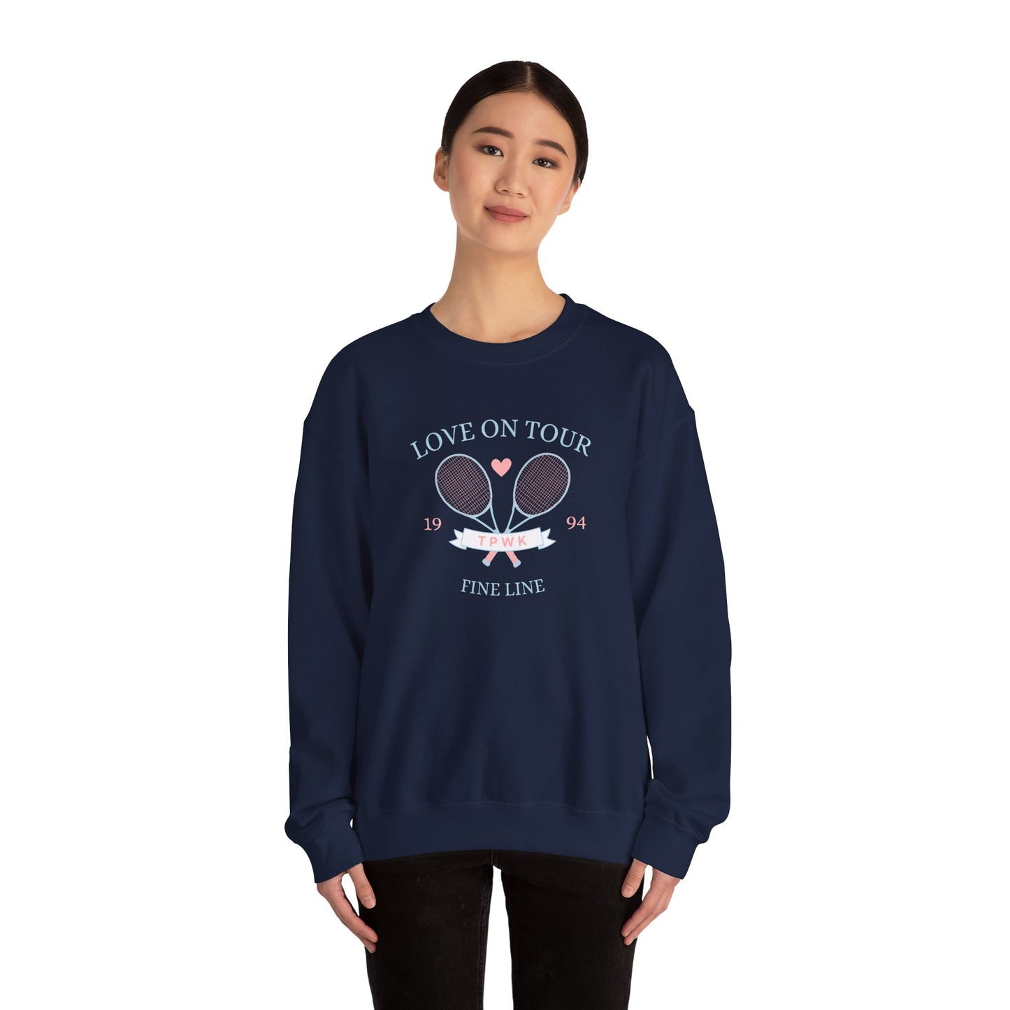 Fine Line Tennis Club Unisex Crewneck