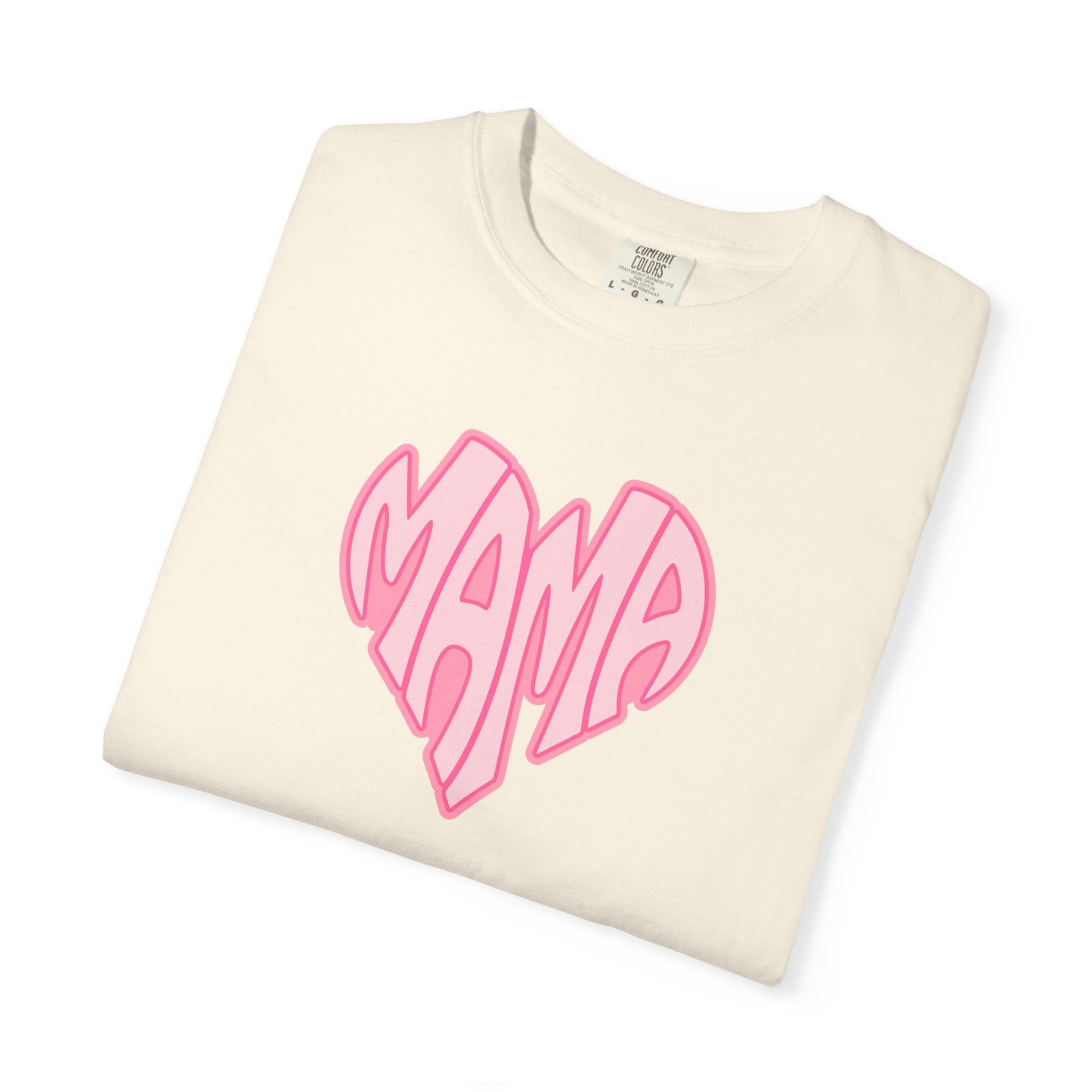 Mama Heart Comfort Colors Tee