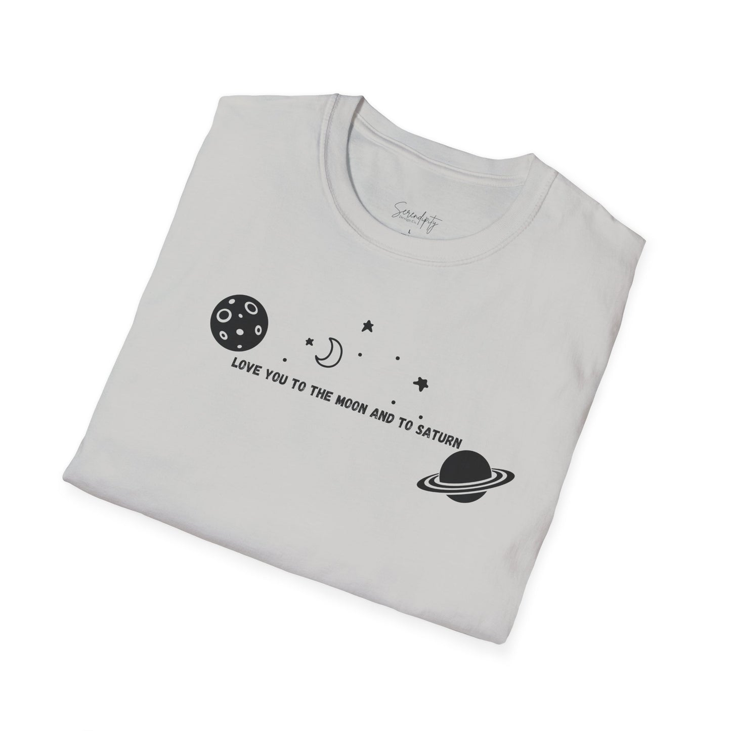 Love You to the Moon and to Saturn Soft Style Tee
