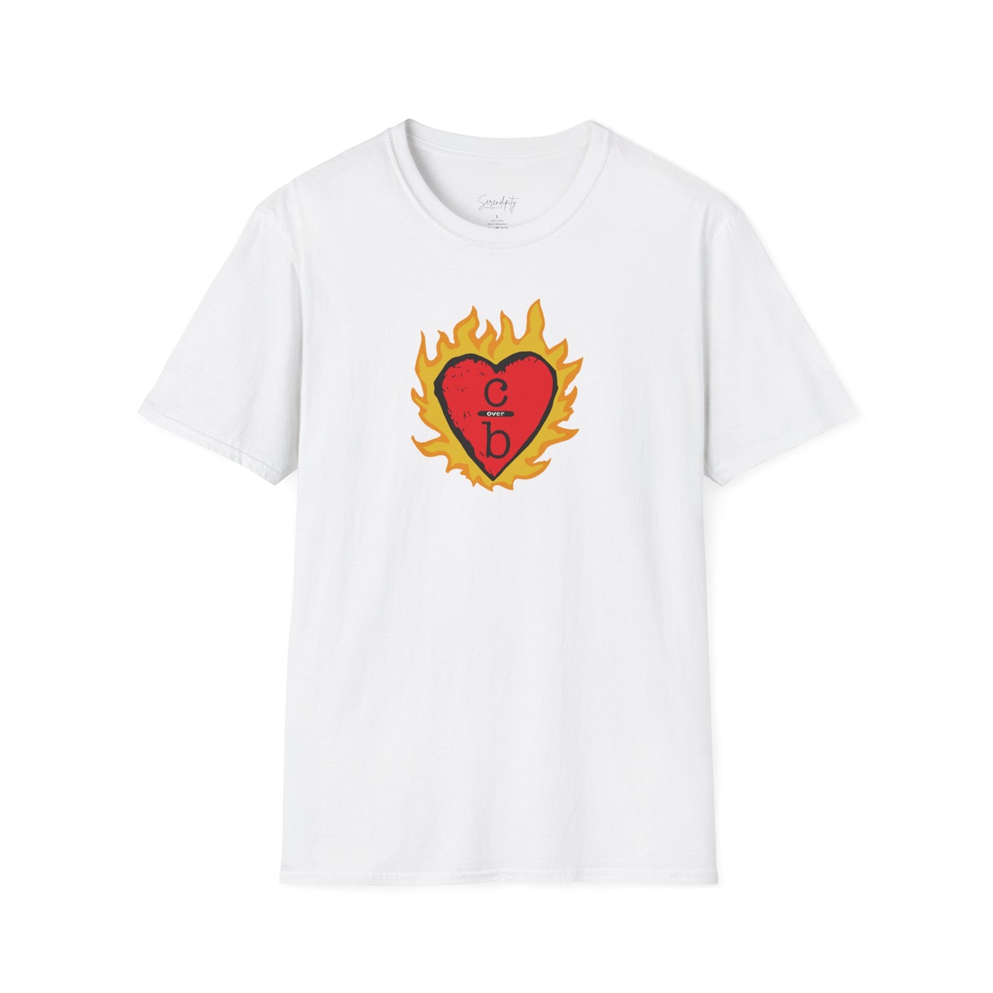 Clothes Over Bros Flaming Heart Soft Style Tee