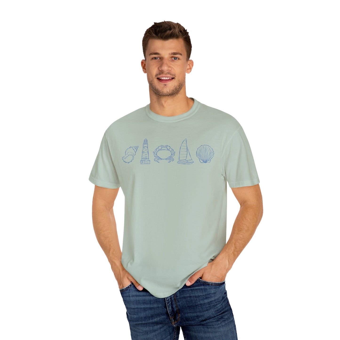 New England Aesthetic Comfort Colors Tee
