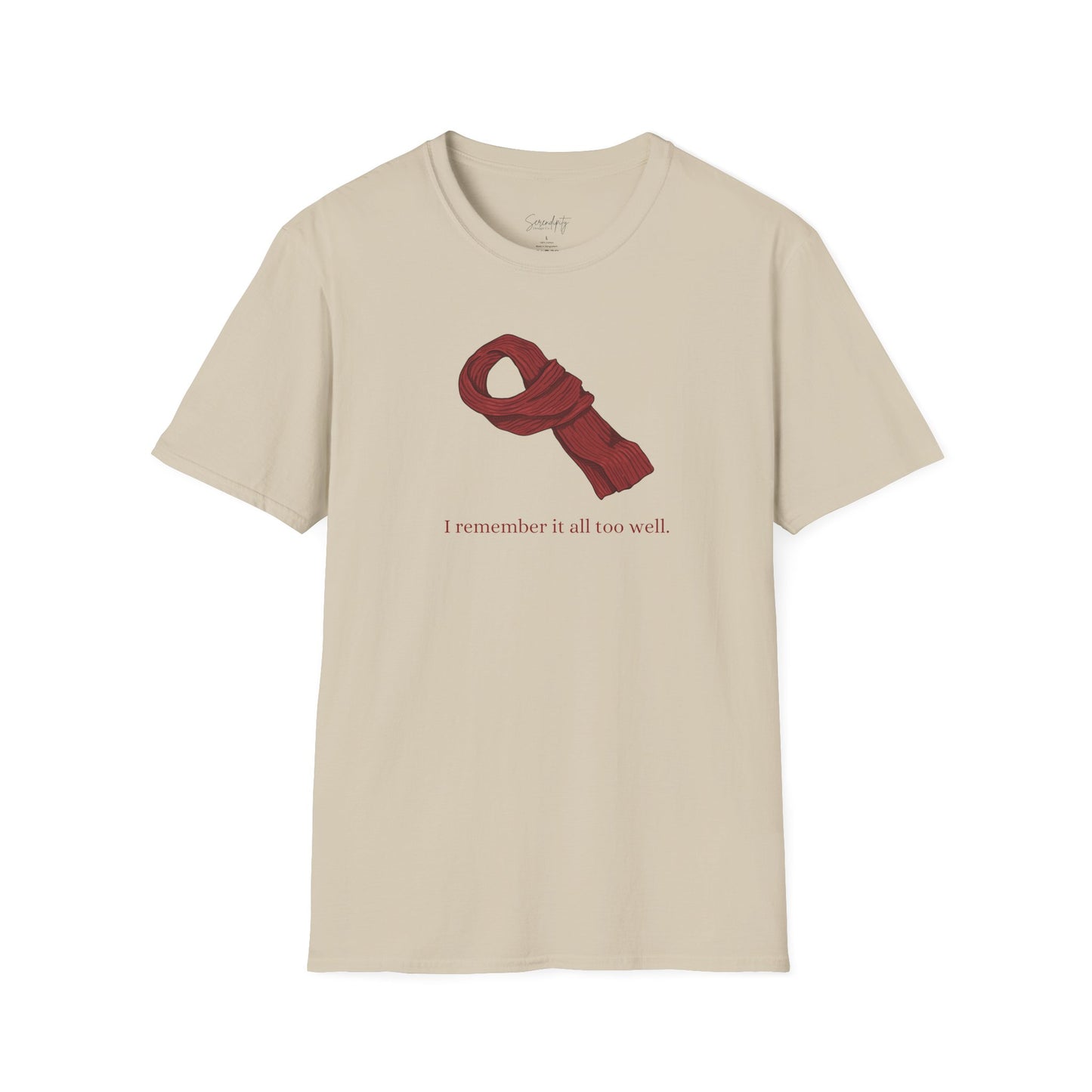 Red Scarf Soft Style Tee