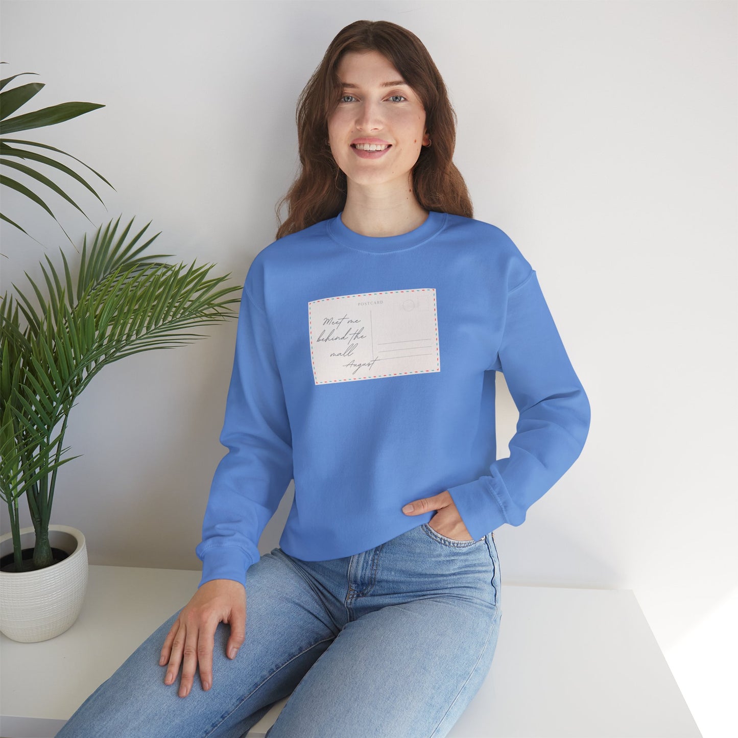 August Postcard Crewneck Sweatshirt